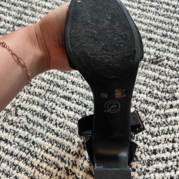 Chinese Laundry Black Sleek Heels Size 10 - Picture 4 of 4